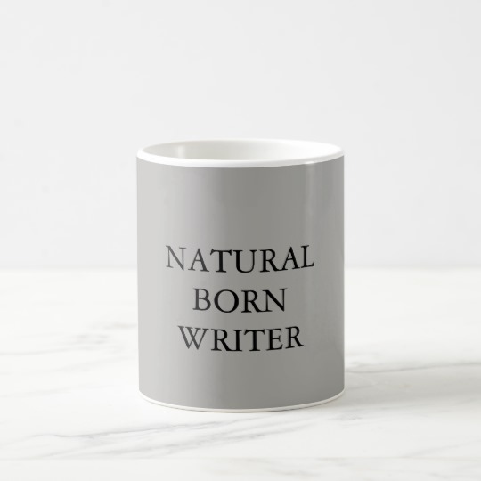 Natural Born Writer Mug